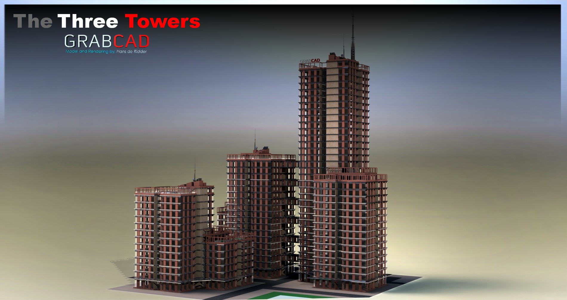 办公室, grabcad, 建筑物